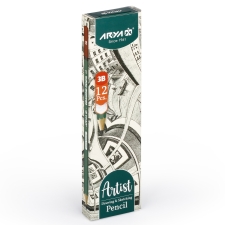 بسته 12 تایی مداد B3 آرتیست آریا بسته مقوایی