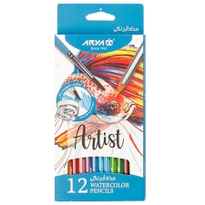 مداد آبرنگی 12 رنگ آرتیست آریا