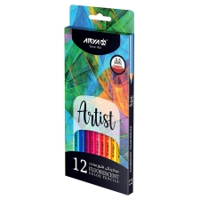 مداد رنگی ۱۲ رنگ فلورسنت آرتیست آریا