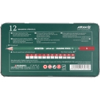 ست مداد طراحی آرتیست آریا طرح جعبه فلزی