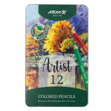 مداد رنگی 12 رنگ فلزی آریا آرتیست