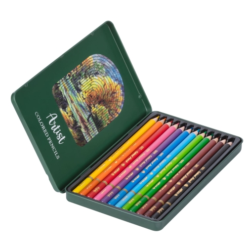 مداد رنگی 12 رنگ فلزی آریا آرتیست